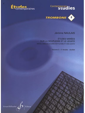 Études variées sur la souplesse et le legato. Volume 3 : 17 études 
